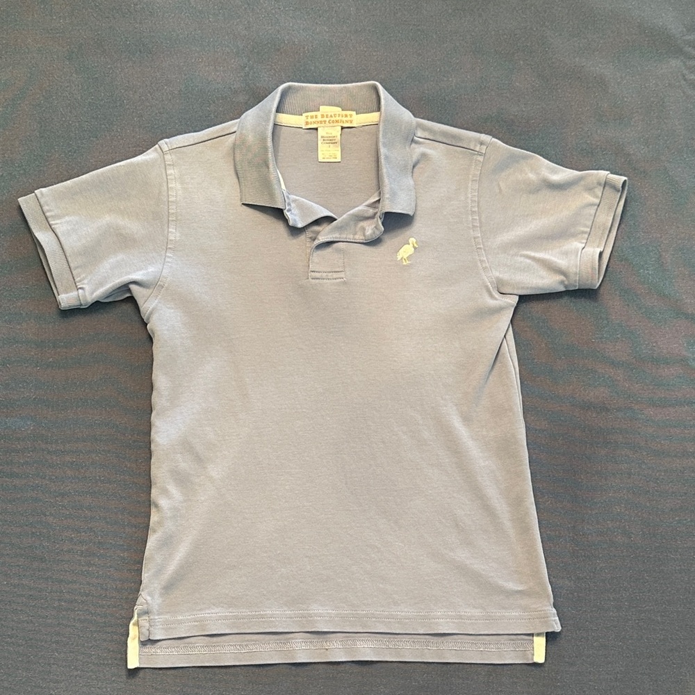 The Beaufort Bonnet Company periwinkle blue Polo Shirt size 7